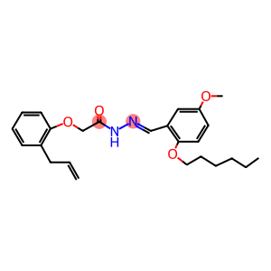 2-(2-allylphenoxy)-N'-[2-(hexyloxy)-5-methoxybenzylidene]acetohydrazide