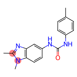 N-(1,2-dimethyl-1H-benzimidazol-5-yl)-N'-(4-methylphenyl)urea