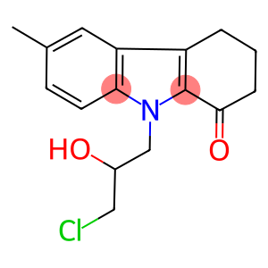 9-(3-CHLORO-2-HYDROXYPROPYL)-6-METHYL-2,3,4,9-TETRAHYDRO-1H-CARBAZOL-1-ONE