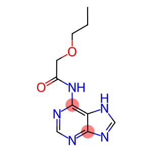 2-propoxy-N-(7H-purin-6-yl)acetamide