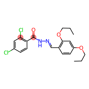 2,4-dichloro-N'-(2,4-dipropoxybenzylidene)benzohydrazide
