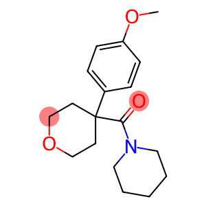 methyl 4-[4-(1-piperidinylcarbonyl)tetrahydro-2H-pyran-4-yl]phenyl ether