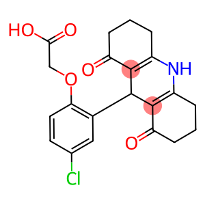 [4-chloro-2-(1,8-dioxo-1,2,3,4,5,6,7,8,9,10-decahydro-9-acridinyl)phenoxy]acetic acid