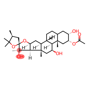 (22R,24S)-22β,25-Epoxy-24-methyl-5α-furostane-2α,3α,11β,20-tetrol 2-acetate