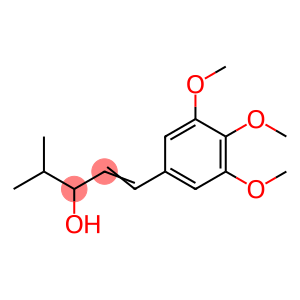 1-Penten-3-ol, 4-methyl-1-(3,4,5-trimethoxyphenyl)-