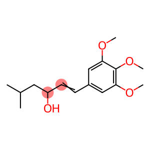 1-Hexen-3-ol, 5-methyl-1-(3,4,5-trimethoxyphenyl)-