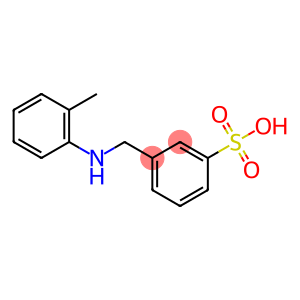 Benzenesulfonic acid, 3-[[(2-methylphenyl)amino]methyl]-