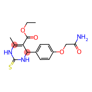 ethyl 4-[4-(2-amino-2-oxoethoxy)phenyl]-6-methyl-2-thioxo-1,2,3,4-tetrahydro-5-pyrimidinecarboxylate