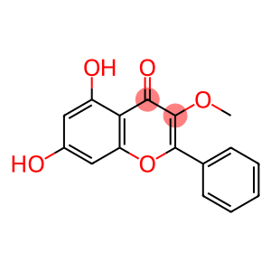 3-Methoxy-2-phenyl-5,7-dihydroxy-4H-1-benzopyran-4-one