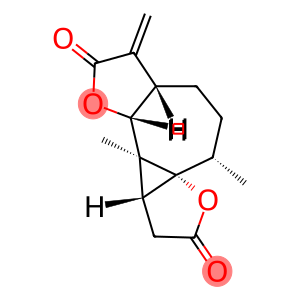 (3aR,3cα,6aR,9aα)-Decahydro-3bβ,7β-dimethyl-1-methylene-5H-furo[2'',3'':1',3']cyclopropa[1',2':6,7]cyclohepta[1,2-b]furan-2,5-dione