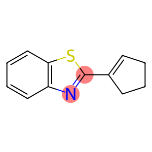 Benzothiazole, 2-(1-cyclopenten-1-yl)- (9CI)