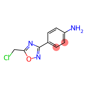 Benzenamine, 4-[5-(chloromethyl)-1,2,4-oxadiazol-3-yl]-