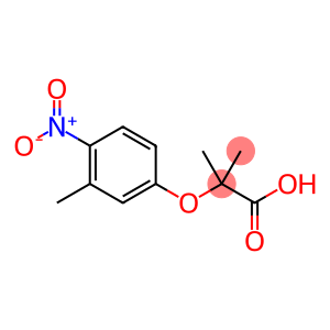 2-甲基-2-(3-甲基-4-硝基苯氧基)丙酸