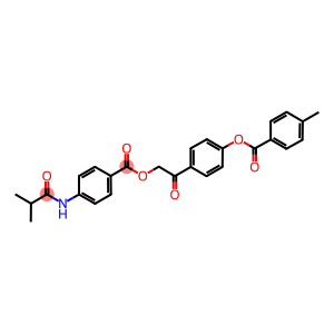 4-(2-{[4-(isobutyrylamino)benzoyl]oxy}acetyl)phenyl 4-methylbenzoate