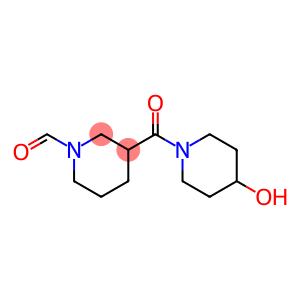 3-(4-HYDROXYPIPERIDINE-1-CARBONYL)PIPERIDINE-1-CARBALDEHYDE
