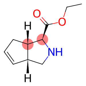 Cyclopenta[c]pyrrole-1-carboxylic acid, 1,2,3,3a,6,6a-hexahydro-, ethyl ester, (1S,3aR,6aS)- (9CI)