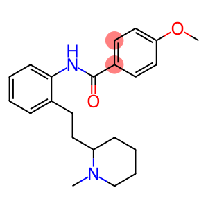(±)-4-Methoxy-N-[2-[2-(1-methyl-2-piperidinyl)ethyl]phenyl]benzamide