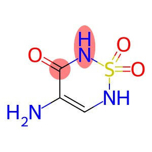 2H-1,2,6-Thiadiazin-3(6H)-one,  4-amino-,  1,1-dioxide