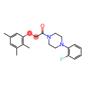 1-(2-fluorophenyl)-4-[(2,3,5-trimethylphenoxy)acetyl]piperazine