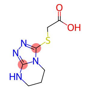 (5,6,7,8-tetrahydro[1,2,4]triazolo[4,3-a]pyrimidin-3-ylsulfanyl)acetic acid