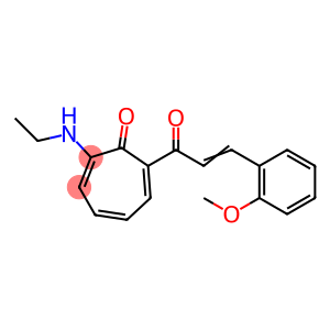 2-(ethylamino)-7-[3-(2-methoxyphenyl)acryloyl]-2,4,6-cycloheptatrien-1-one