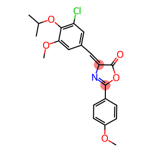 4-(3-chloro-4-isopropoxy-5-methoxybenzylidene)-2-(4-methoxyphenyl)-1,3-oxazol-5(4H)-one