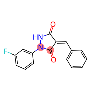 4-benzylidene-1-(3-fluorophenyl)-3,5-pyrazolidinedione