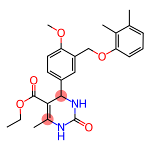 ethyl 4-{3-[(2,3-dimethylphenoxy)methyl]-4-methoxyphenyl}-6-methyl-2-oxo-1,2,3,4-tetrahydro-5-pyrimidinecarboxylate
