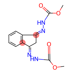 methyl 2-{3-[(methoxycarbonyl)hydrazono]-2,3-dihydro-1H-inden-1-ylidene}hydrazinecarboxylate
