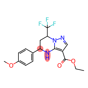 ethyl 5-(4-methoxyphenyl)-7-(trifluoromethyl)-4,5,6,7-tetrahydropyrazolo[1,5-a]pyrimi