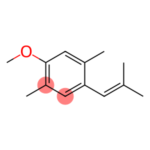 Benzene, 1-methoxy-2,5-dimethyl-4-(2-methyl-1-propenyl)- (9CI)