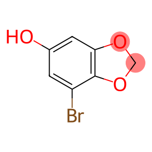 1,3-Benzodioxol-5-ol, 7-bromo-