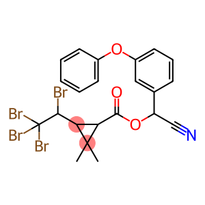 [(S)-cyano-(3-phenoxyphenyl)methyl] (1R,3S)-2,2-dimethyl-3-(1,2,2,2-tetrabromoethyl)cyclopropane-1-carboxylate