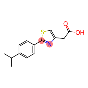2-[2-(4-异丙苯基)-4-噻唑基]乙酸