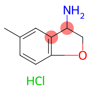 3-Benzofuranamine, 2,3-dihydro-5-methyl-, hydrochloride (1:1)