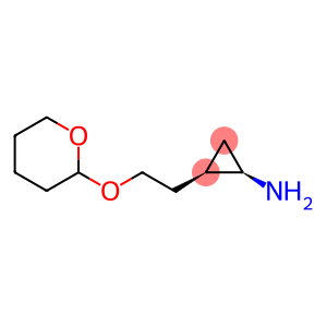 Cyclopropanamine, 2-[2-[(tetrahydro-2H-pyran-2-yl)oxy]ethyl]-, (1R,2R)-rel- (9CI)