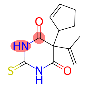 5-(2-Cyclopentenyl)-2,3-dihydro-5-(1-methylvinyl)-2-thioxo-4,6(1H,5H)-pyrimidinedione
