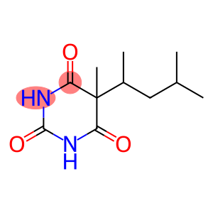 5-(1,3-Dimethylbutyl)-5-methylbarbituric acid