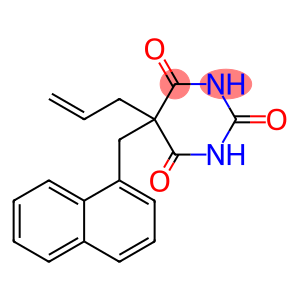 5-Allyl-5-(1-naphtylmethyl)barbituric acid