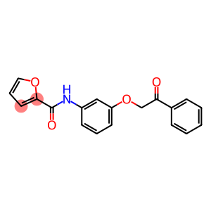 N-[3-(2-oxo-2-phenylethoxy)phenyl]-2-furamide