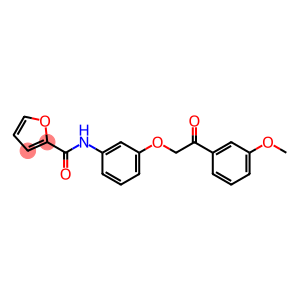 N-{3-[2-(3-methoxyphenyl)-2-oxoethoxy]phenyl}-2-furamide