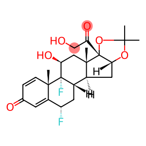6alpha,9-Difluoro-11beta,16alpha,17,21-tetrahydroxypregna-1,4-diene-3,20-dione, cyclic 16,17-acetal with acetone