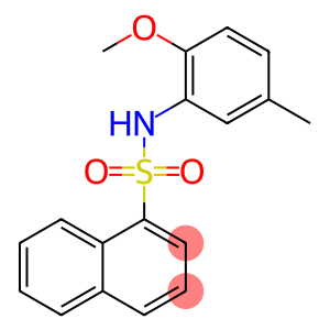N-(2-methoxy-5-methylphenyl)-1-naphthalenesulfonamide