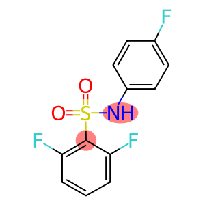 2,6-difluoro-N-(4-fluorophenyl)benzenesulfonamide