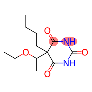 2,4,6(1H,3H,5H)-Pyrimidinetrione, 5-butyl-5-(1-ethoxyethyl)-