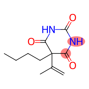 5-Butyl-5-isopropenylbarbituric acid