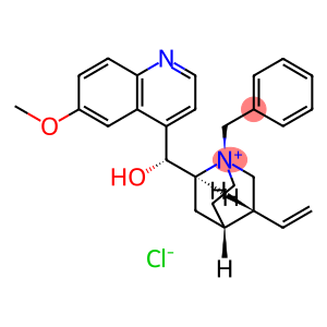 (1S,2S,4S,5R)-1-苄基-2-((R)-羟基(6-甲氧基喹啉-4-基)甲基)-5-乙烯基奎宁环-1-鎓氯化物
