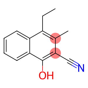 2-Naphthalenecarbonitrile, 4-ethyl-1-hydroxy-3-methyl-