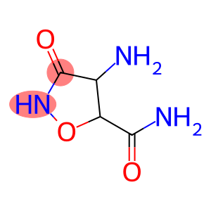 5-Isoxazolidinecarboxamide, 4-amino-3-oxo- (9CI)