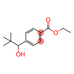 Benzoic acid, 4-(1-hydroxy-2,2-dimethylpropyl)-, ethyl ester (9CI)
